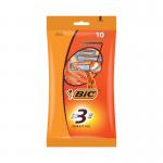 Bic 3 Disposable Razor (Pack of 10) 510399 BC71073