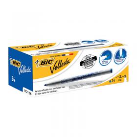 Bic Velleda 1721 Whiteboard Marker Fine Blue (Pack of 24) 841841 BC72106