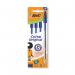 Bic Cristal Ballpoint Pen Medium Blue (Pack of 4) 516332 BC73454