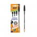 Bic Cristal Ballpoint Pen Medium Black (Pack of 4) 516335 BC73457