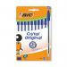Bic Cristal Ballpoint Pen Medium Blue (Pack of 10) 516352 BC73474