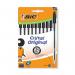 Bic Cristal Ballpoint Pen Medium Black (Pack of 10) 516353 BC73475