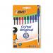 Bic Cristal Ballpoint Pen Medium Assorted (Pack of 10) 516354 BC73476