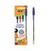 Bic Cristal Ballpoint Pen Medium Assorted (Pack of 4) 516834 BC73721