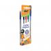 Bic Cristal Ballpoint Pen Medium Assorted (Pack of 4) 516834 BC73721