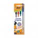 Bic Cristal Ballpoint Pen Medium Assorted (Pack of 4) 516834 BC73721
