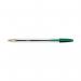 Bic Cristal Ballpoint Pen Medium Green (50 Pack) 8373629 BC76246