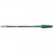 Bic Cristal Ballpoint Pen Medium Green (Pack of 50) 8373629
