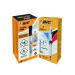 Bic 4 Colours Ballpoint Pen and Pencil (Pack of 12) FOC Bic Marking PRO Markers Black Pk12 BC810750