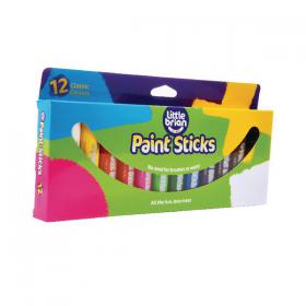 Little Brian Paint Sticks Assorted (Pack of 12) LBPS10CA12 BE61116