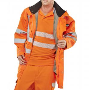 Beeswift Elsener 7 In 1 Jacket Orange Xl 7IN1ORXL