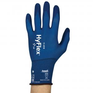 Image of Ansell Hyflex 11-818 Glove Blue 2XL