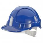 Beeswift Economy Vented Safety Helmet Blue  BBEVSHB