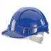 Vented Safety Helmet Blue 