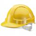 Economy Vented Safety Helmet Yellow 
