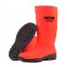Full Safety Fluoro Wellington Boot Orange Size 10 / Eu 45