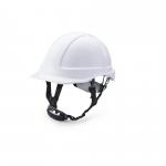Beeswift Reduced Peak Helmet White  BBSHRPW