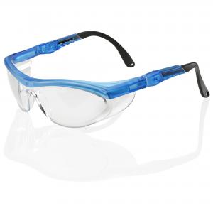 Beeswift Utah Safety Spectacles Clear  Blue  BBUTSBF