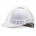 Vented Safety Helmet White 