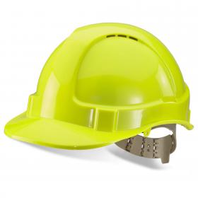 Beeswift Comfort Vented Safety Helmet Saturn Yellow  BBVSHSY