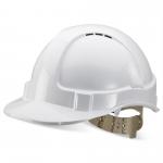 Beeswift Comfort Vented Safety Helmet White  BBVSHW