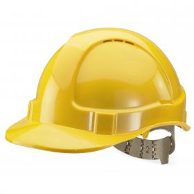 Beeswift Comfort Vented Safety Helmet Yellow  BBVSHY