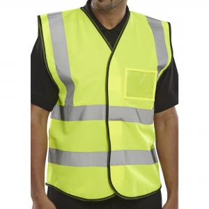 Beeswift Hi Viz Id Vest En20471 Saturn Yellow 3XL BD108SYXXXL