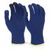 Touch Screen Knitted Glove Blue Large Blue L