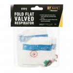 Beeswift B-Safe FFP2V Fold Flat Valved Respirator 5 Pack  BS035