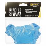 Beeswift B-Safe Nitrile Disposable Glove Pack Of 5 Pairs Blue L (Pair) BS055L