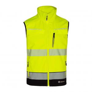 Image of Beeswift DELTIC HI-VIS GILET TWO-TONE Saturn Yellow N 3XL