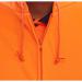 Zip-Up Hooded Sweatshirt Orange L