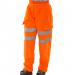 Hi Viz Jogging Bottoms Orange M