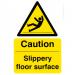 Caution Slippery Floor Surface Sign 