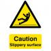 Caution Slippery Surface Sign 