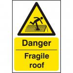 Beeswift B-Safe Danger Fragile Roof Sign  BSS11100
