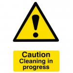 Beeswift B-Safe Caution Cleaning In Progress Sign  BSS1114
