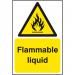 Flammable Liquid Sign 