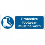 Beeswift B-Safe Protective Footwear Must Be Worn Sign  BSS11384