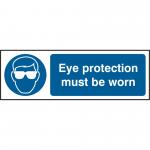 Beeswift B-Safe Eye Protection Must Be Worn Sign  BSS11396