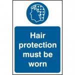 Beeswift B-Safe Hair Protection Must Be Worn Sign  BSS11478