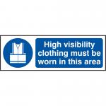 Beeswift B-Safe High Visibility Clothing Must Be Worn Sign  BSS11688