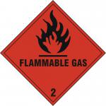Beeswift B-Safe Flammable Gas Sign  BSS1859S