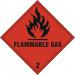 Flammable Gas Sign 
