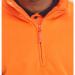 Quarter Zipped Sweatshirt Orange L