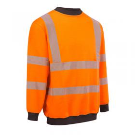 Beeswift High visibility arc flash sweatshirt orange XL CARC163ORXL