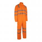 High Visibility Arc Flash Coverall Orange 44” CARC167OR44