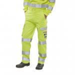 Beeswift High Visibility  Trousers Saturn Yellow 30 CARC5SY30