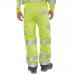High Visibility  Trousers Saturn Yellow / Navy 30