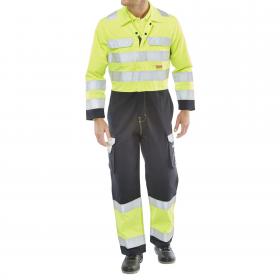Beeswift Arc Flash Coverall Saturn Yellow / Navy 44 CARC7SYN44